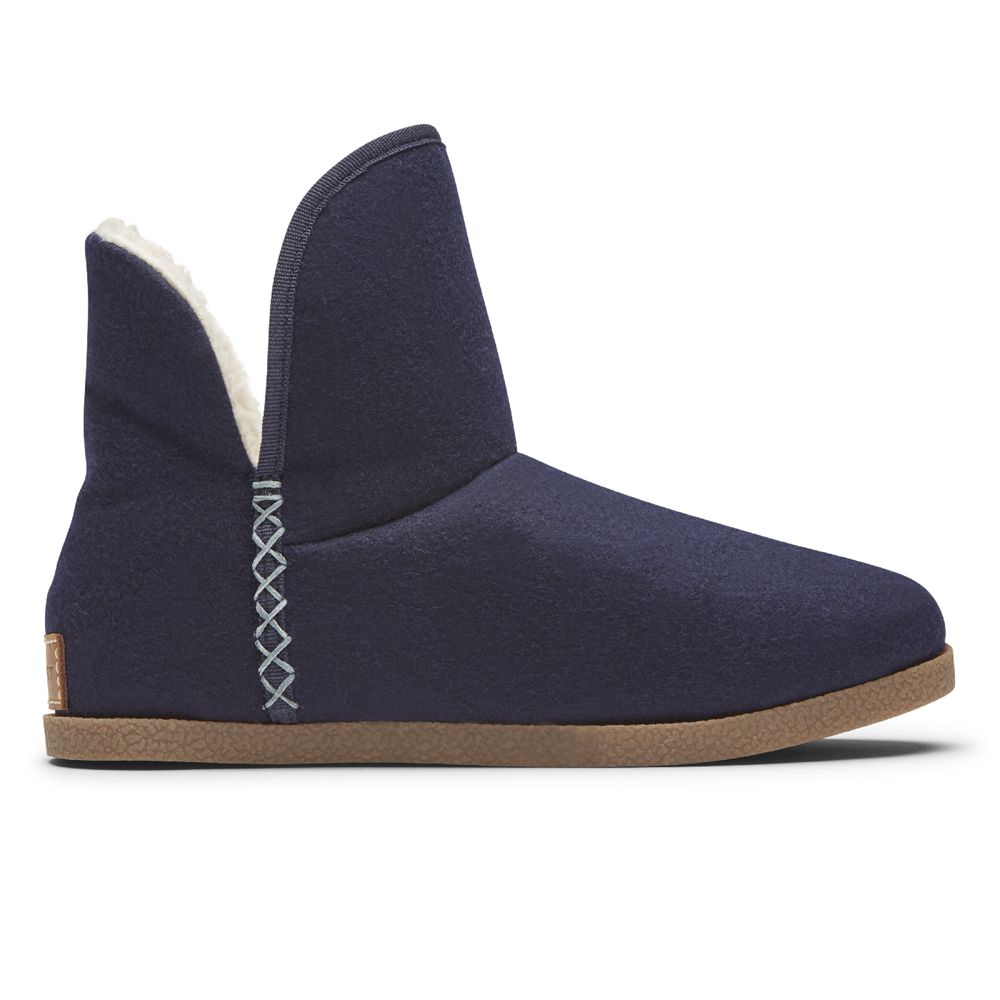 Botine Rockport Dama Trutech Veda Slipper Bleumarin - Romania 9413-CXREW